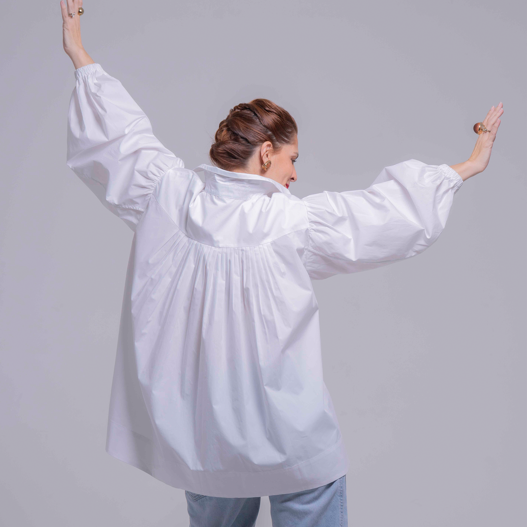 Camisa Marla Blanca Manga Larga