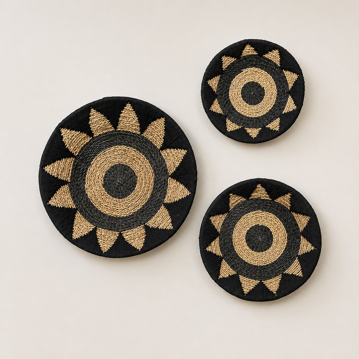JUEGO PLATOS PARED AFRICA