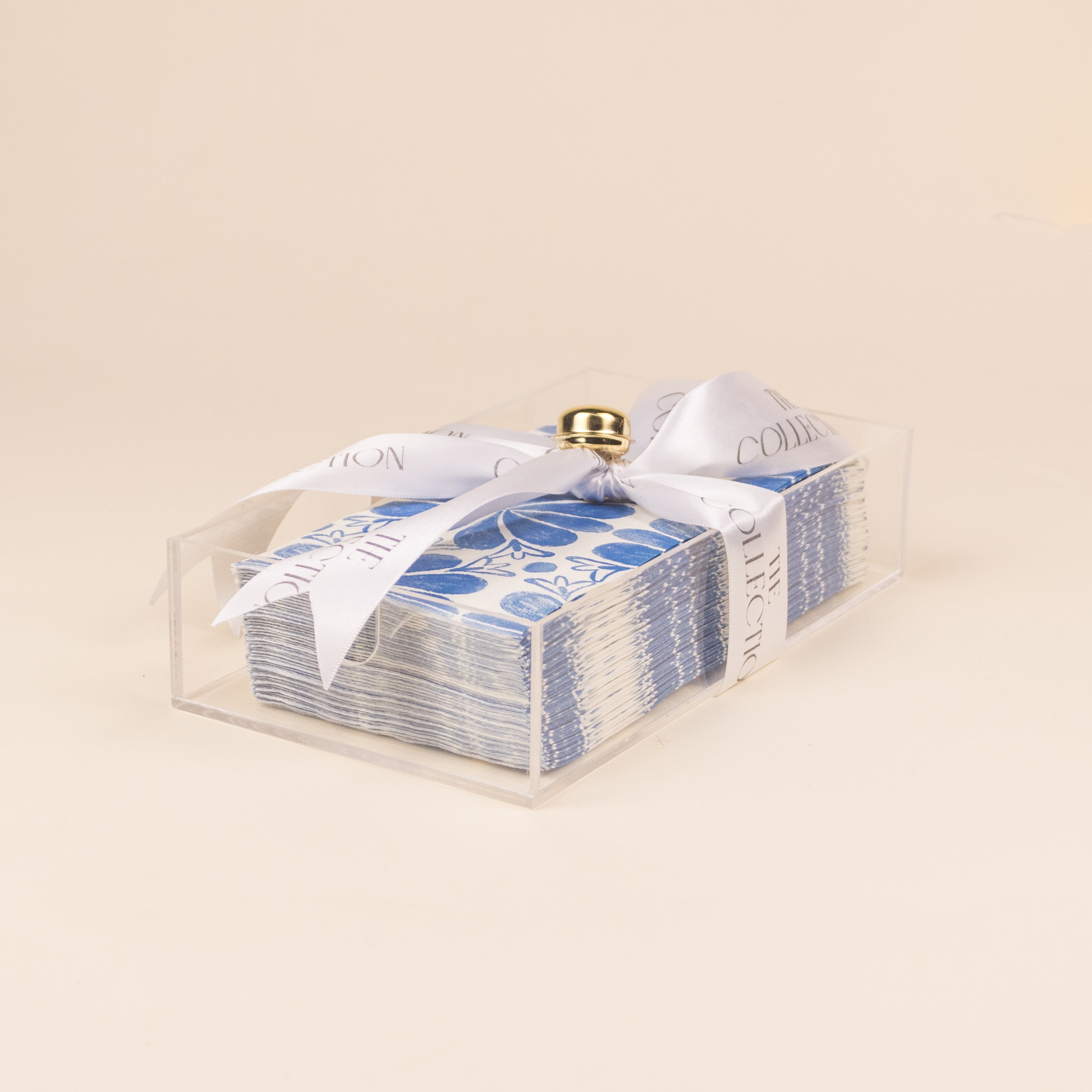 JUEGO DE BAÑO FLOR AZUL