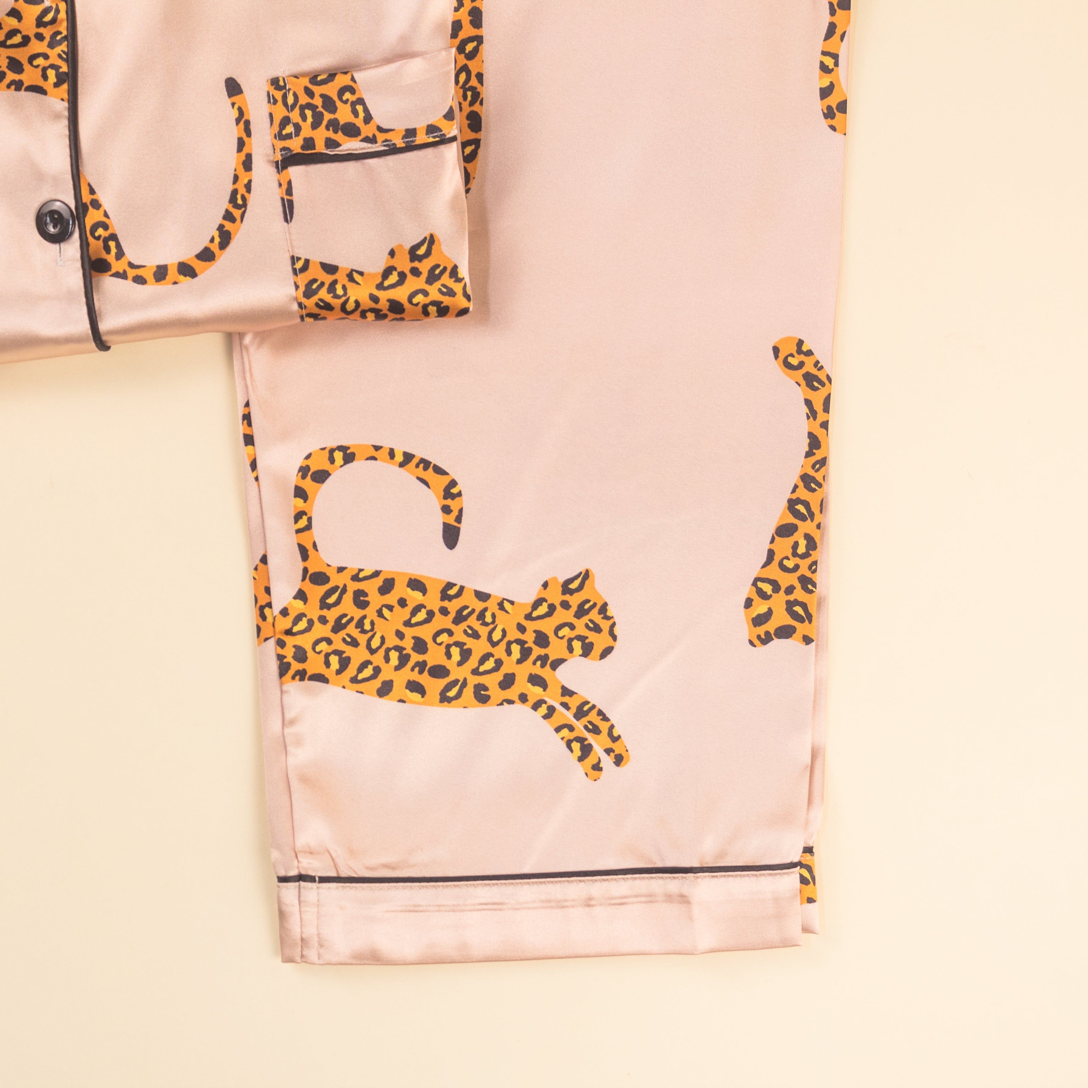 PIJAMA CHAMPAGNE PRINT LEOPARDO