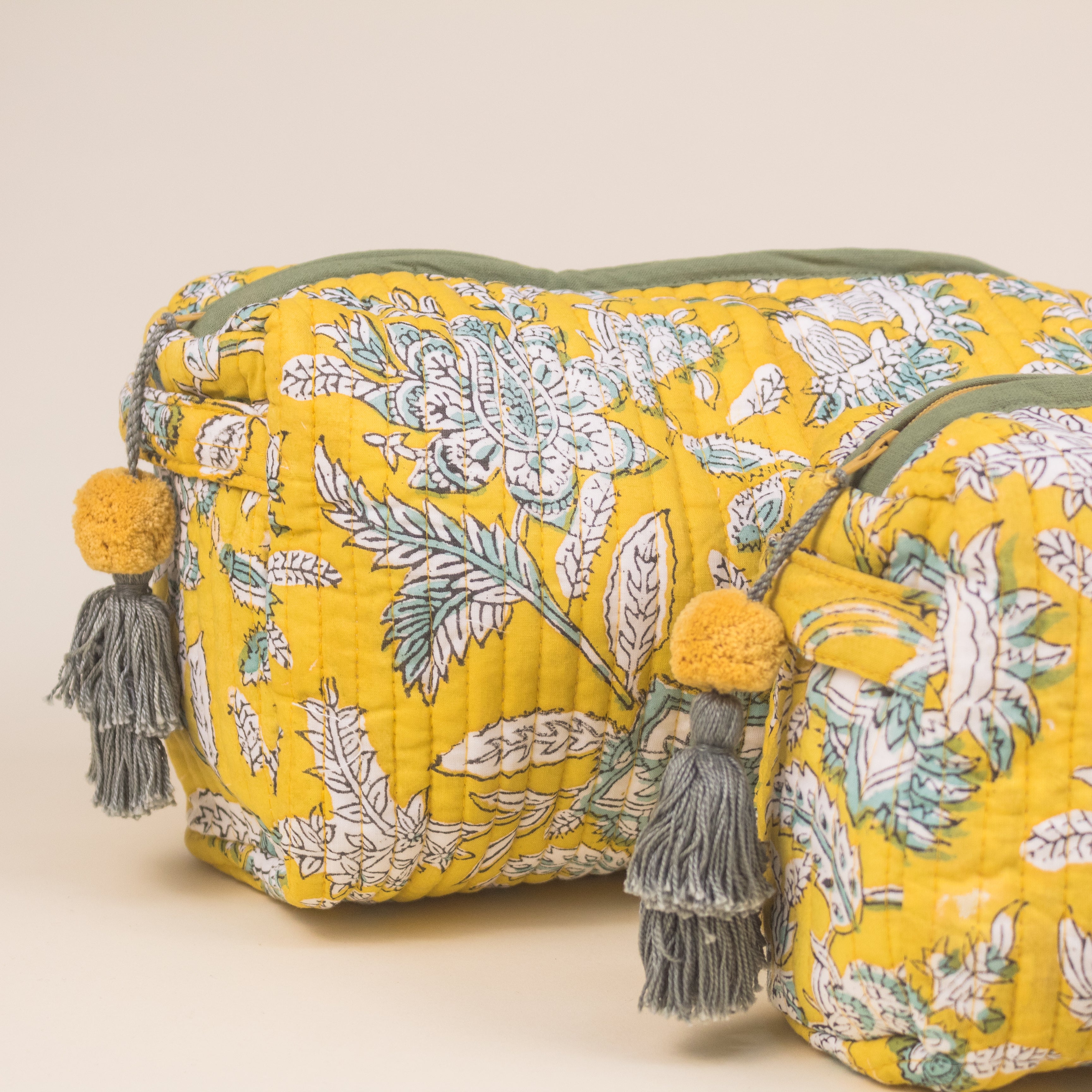 COSMETIQUERAS MUMBAI AMARILLA