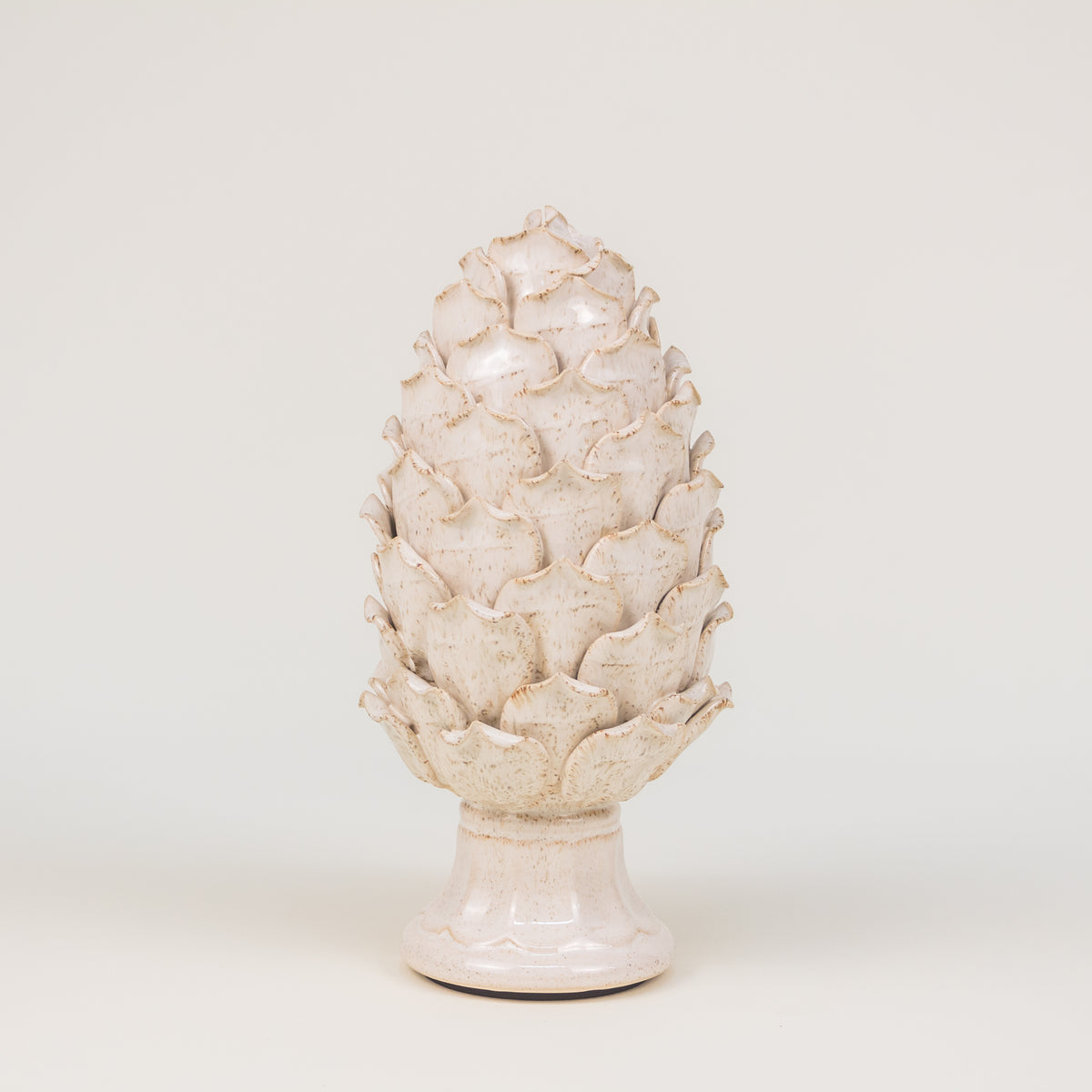 ESCULTURA ALCACHOFA BEIGE GRANDE