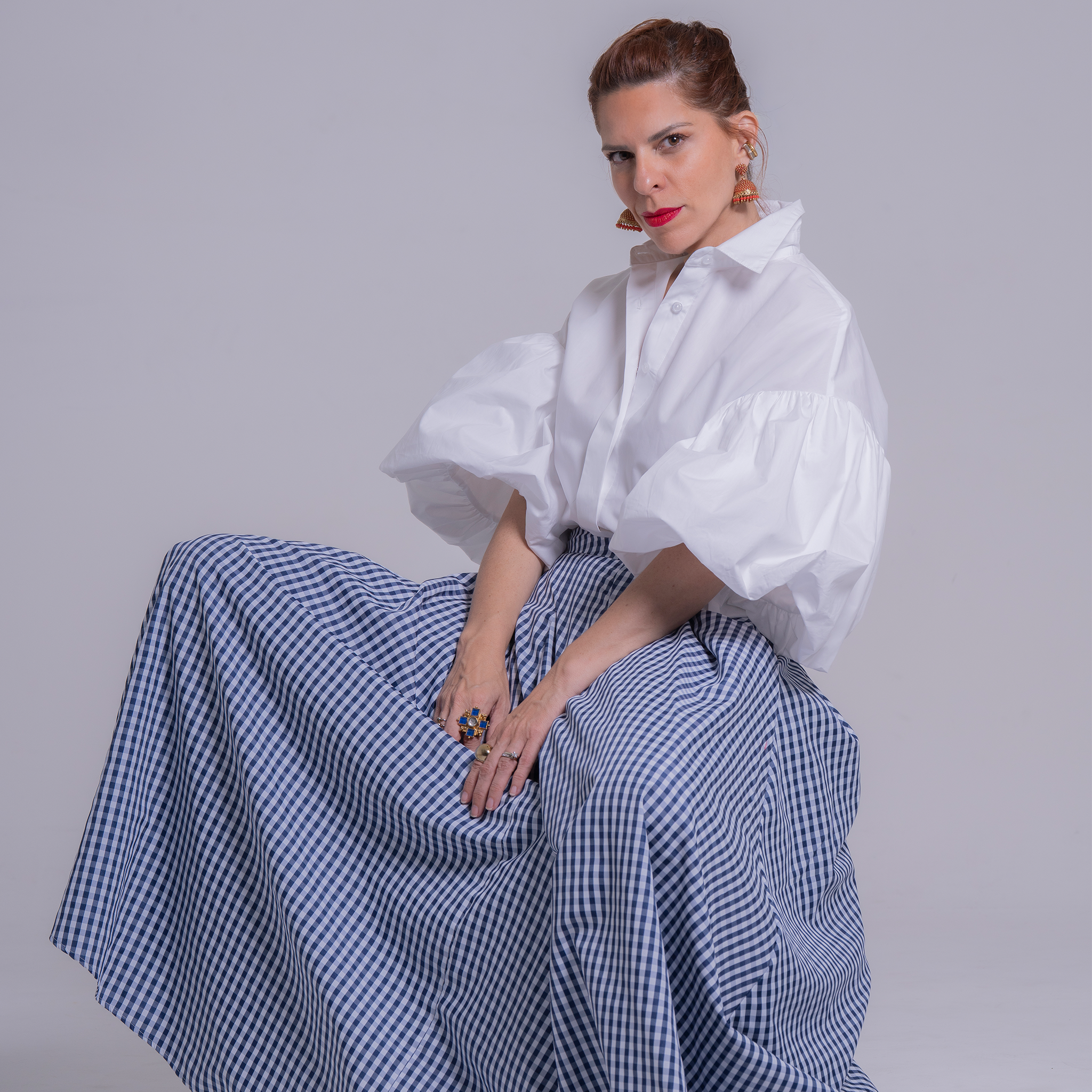 Camisa Marla Blanca Manga Corta