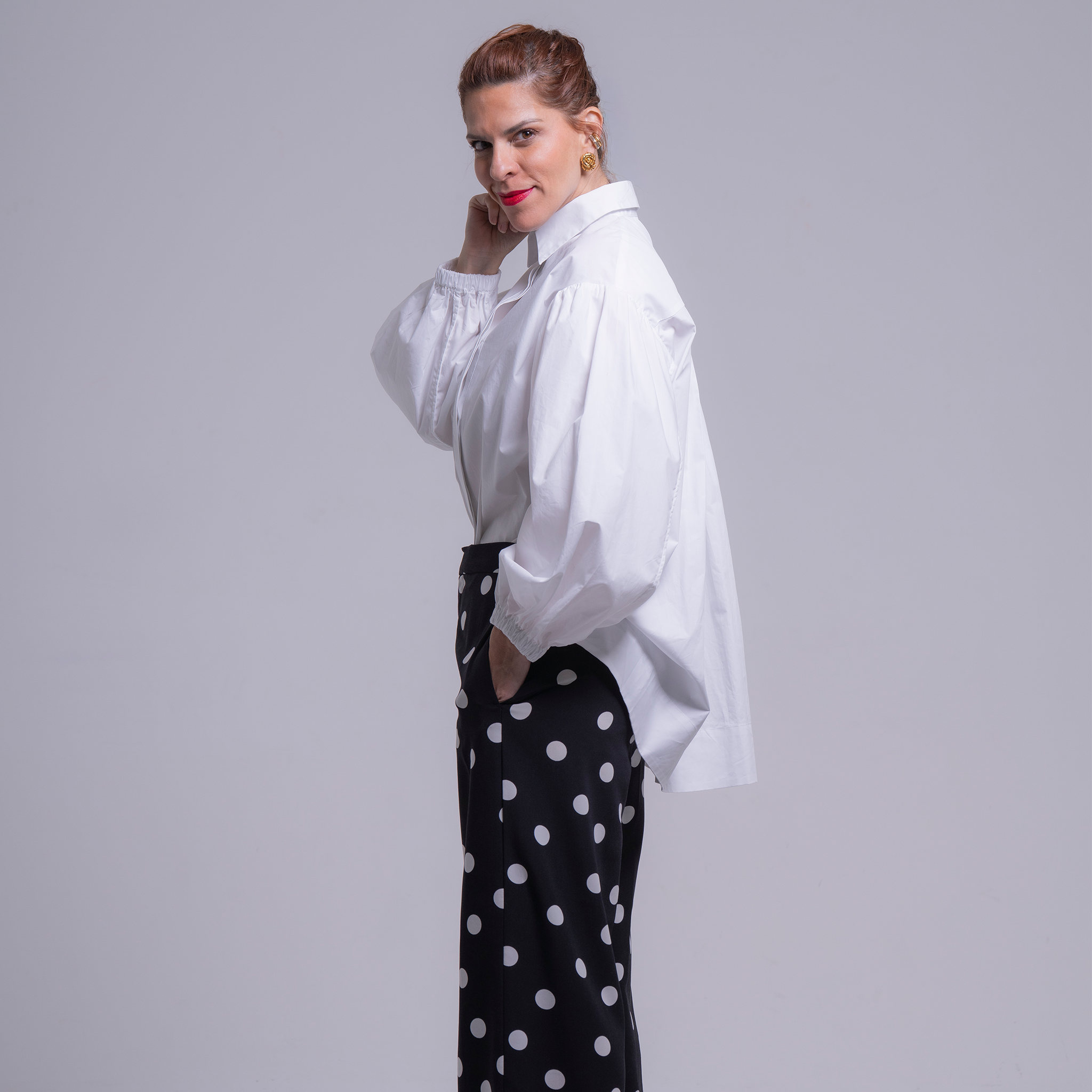 Camisa Marla Blanca Manga Larga