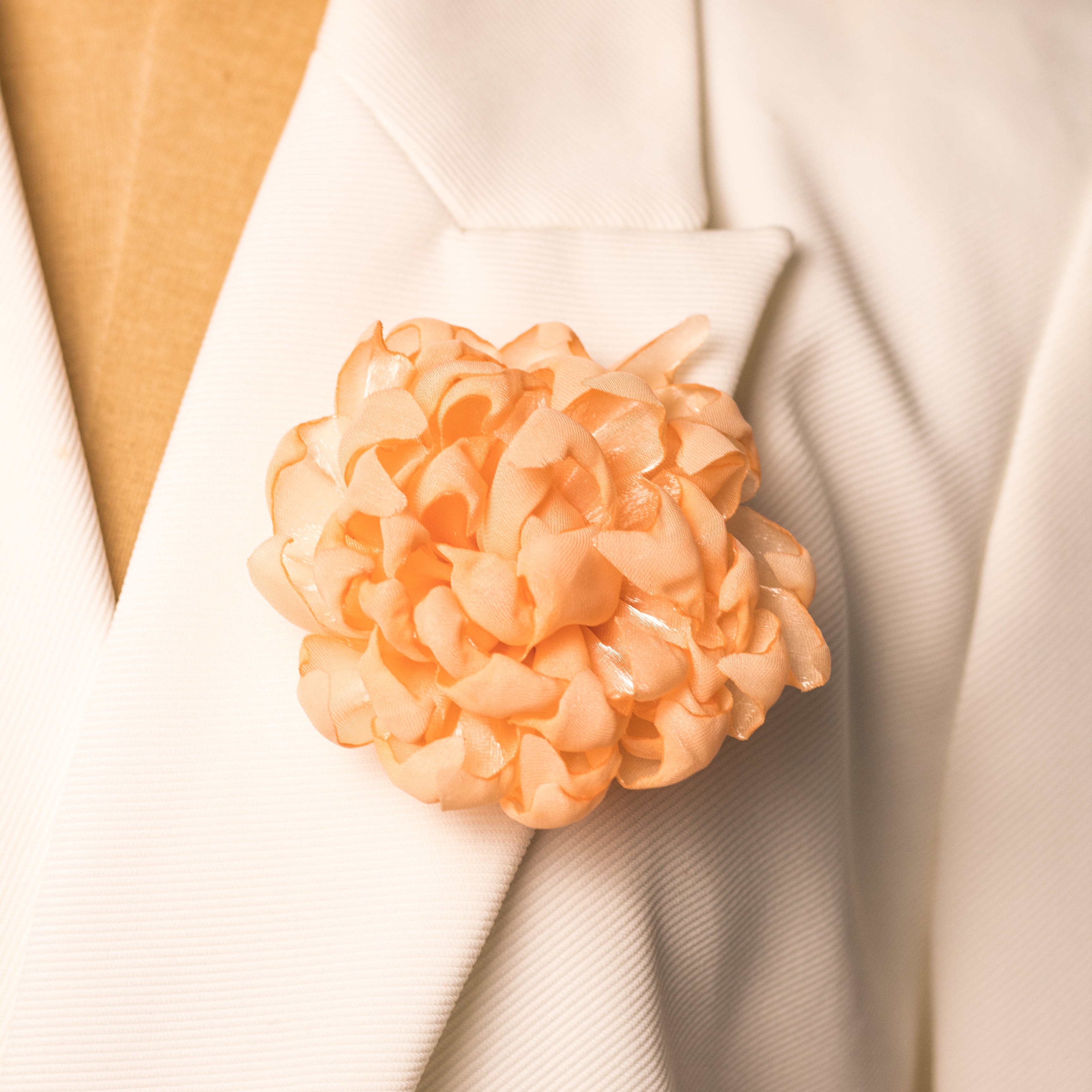BROCHE FLOR MELÓN