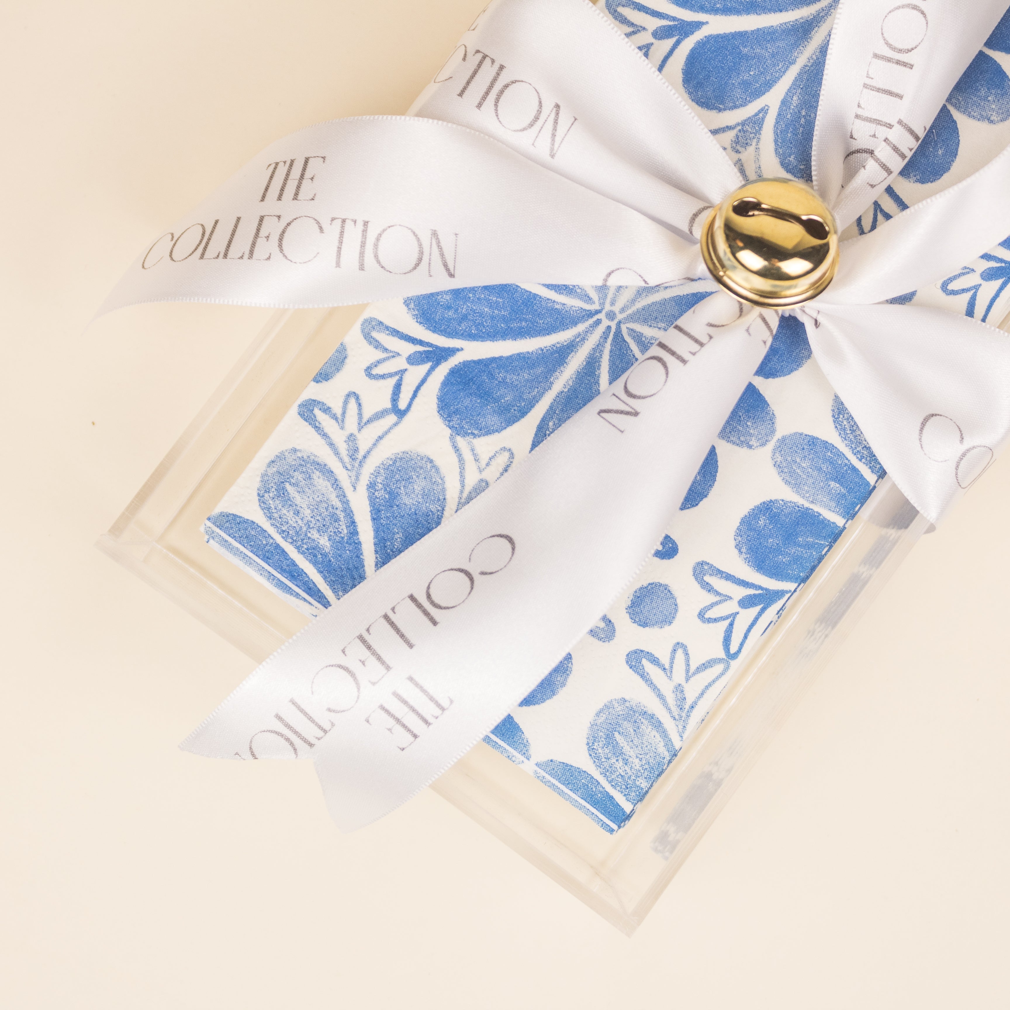 JUEGO DE BAÑO FLOR AZUL