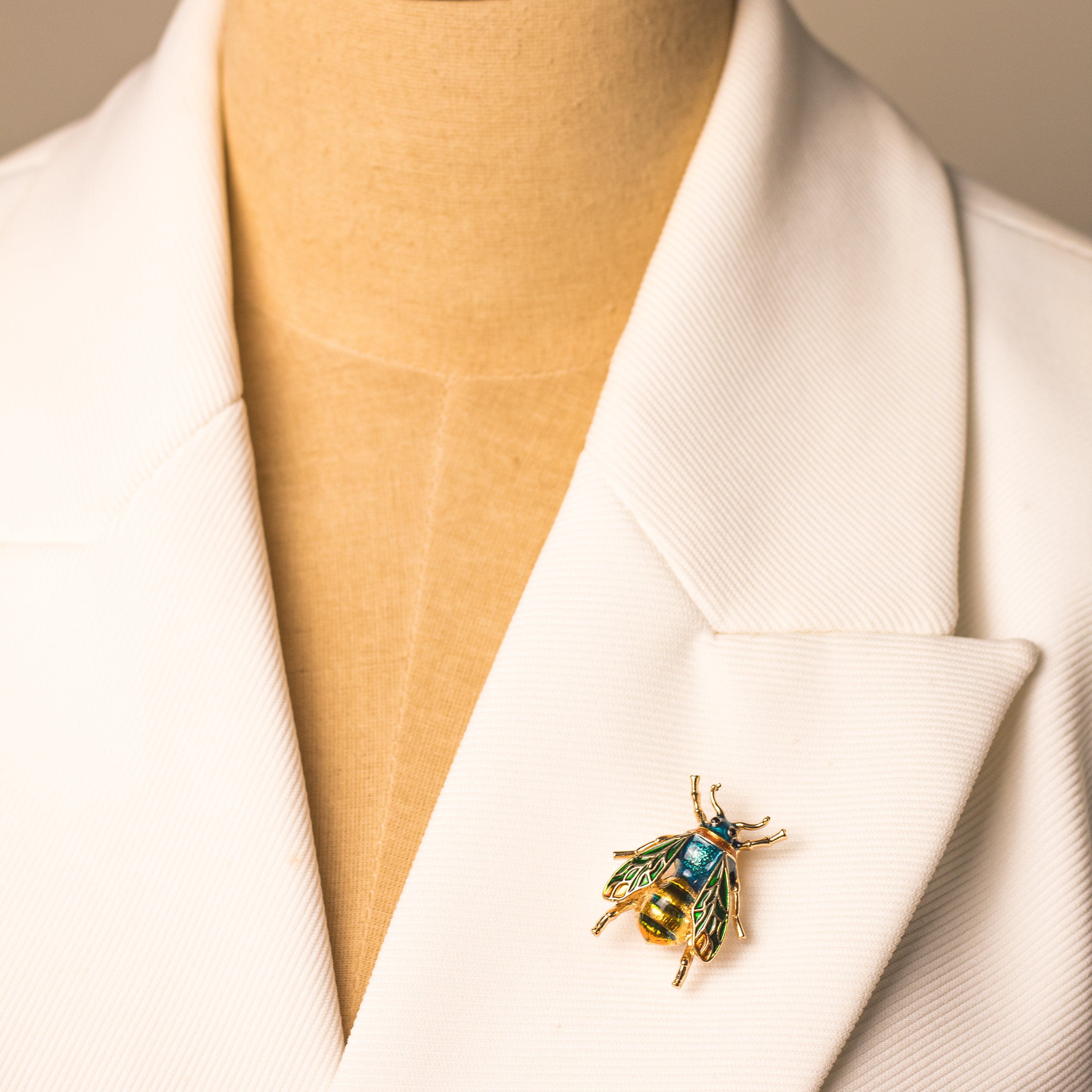BROCHE ABEJA AZUL