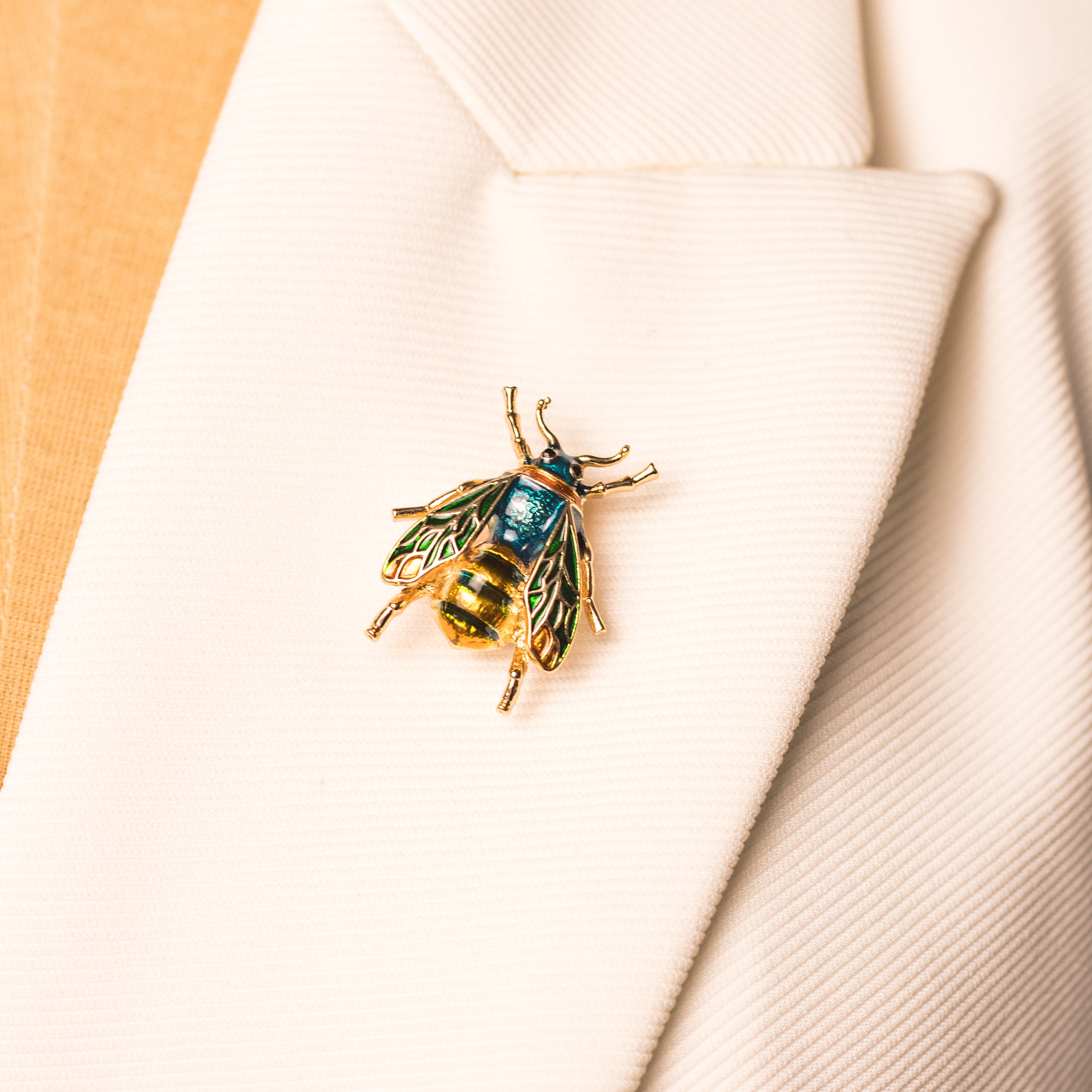 BROCHE ABEJA AZUL