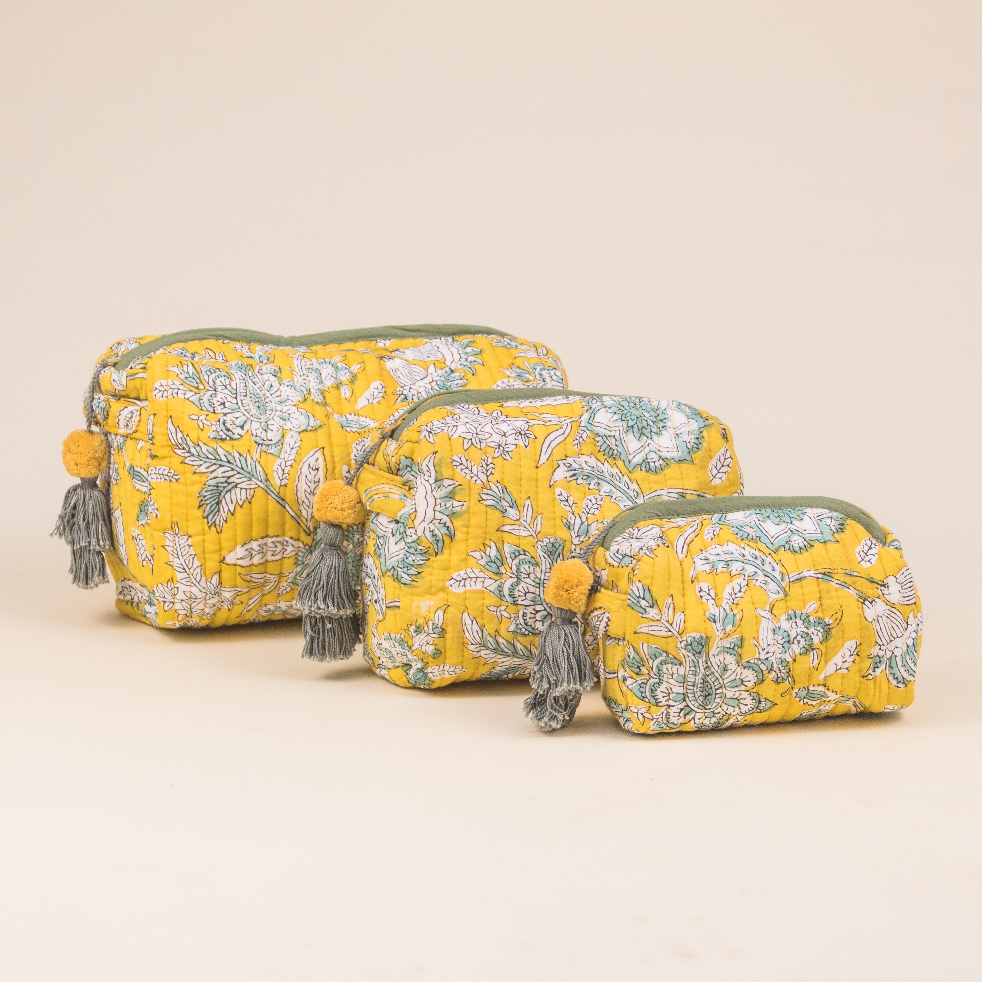 COSMETIQUERAS MUMBAI AMARILLA