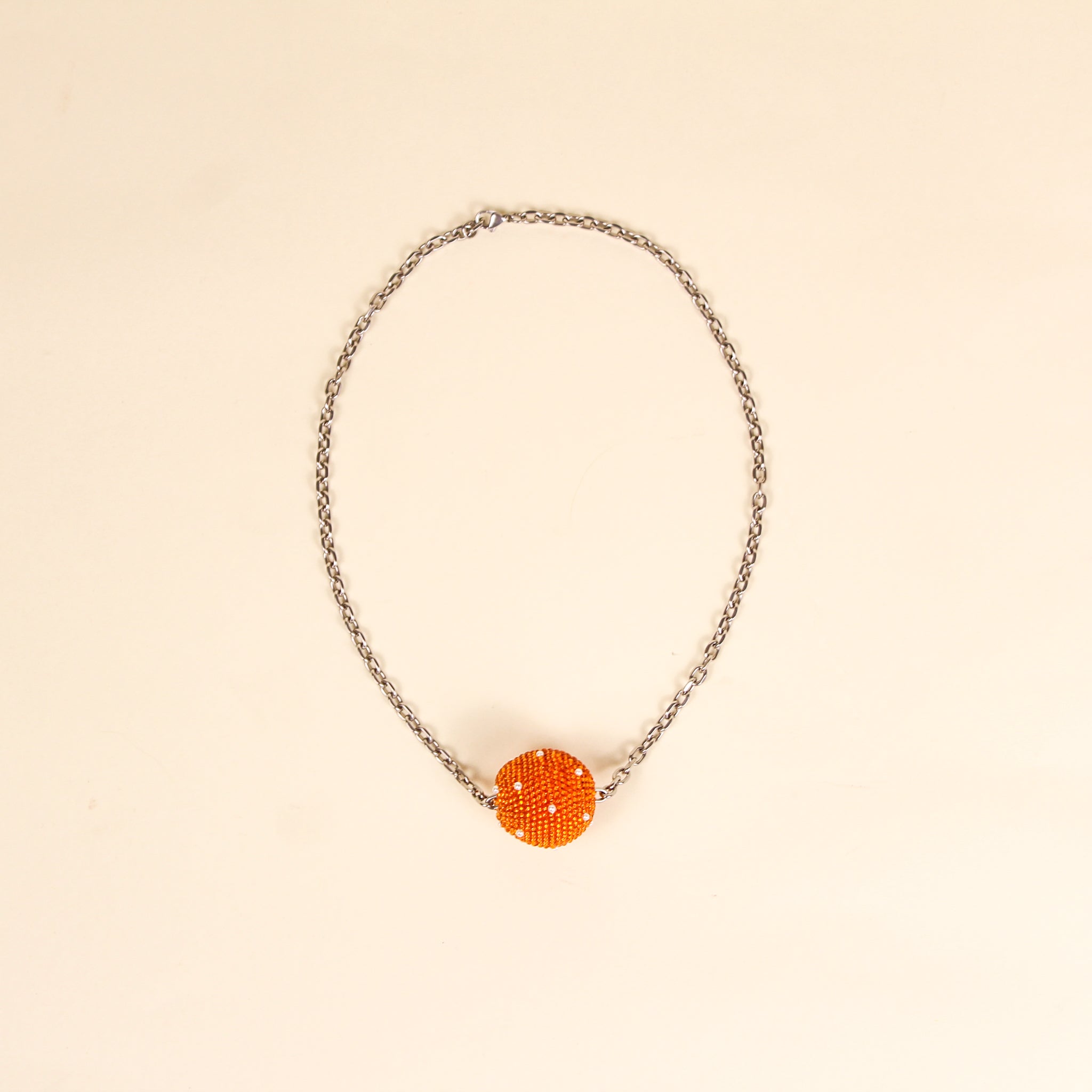 COLLAR BOLA NARANJA