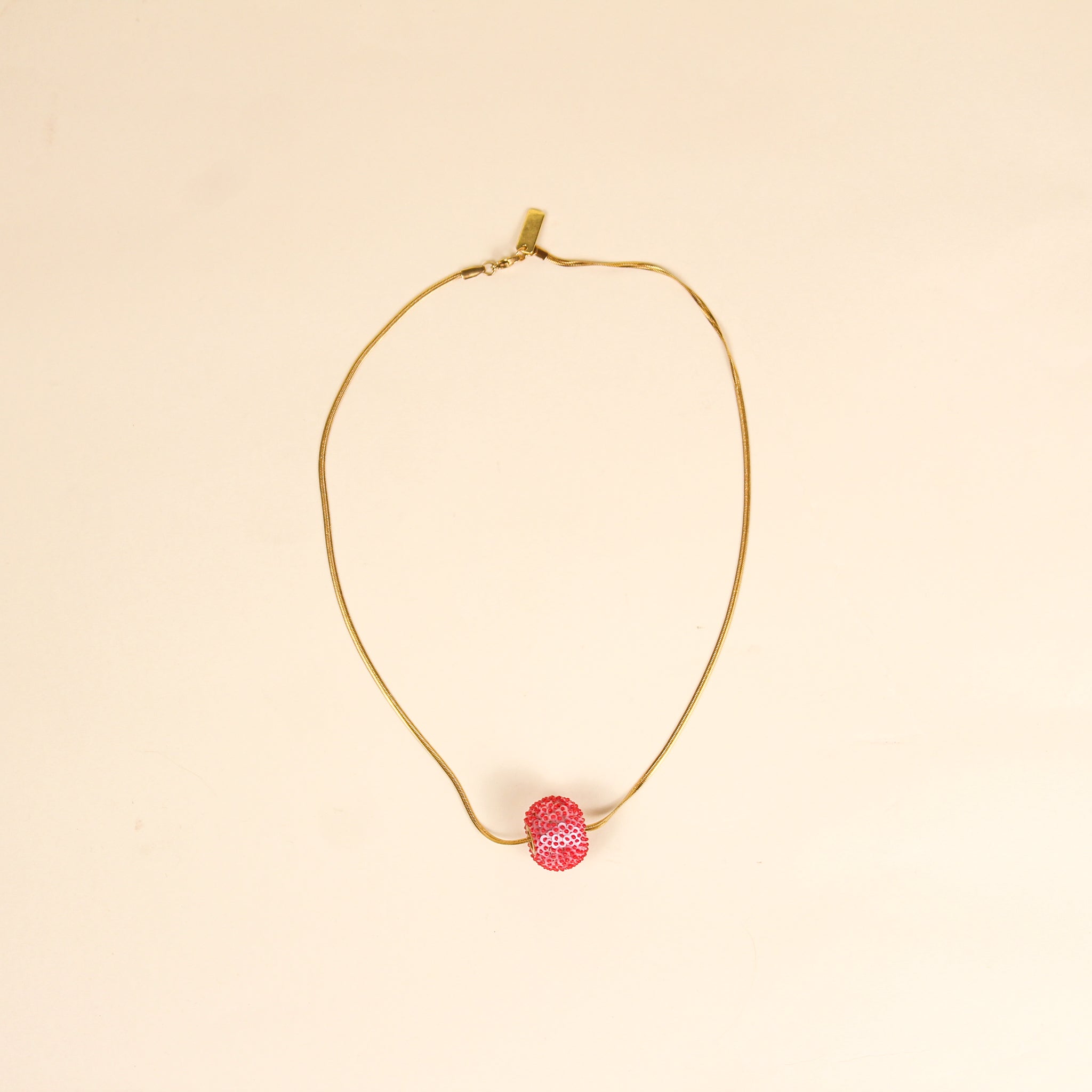 COLLAR BOLITA ROSA