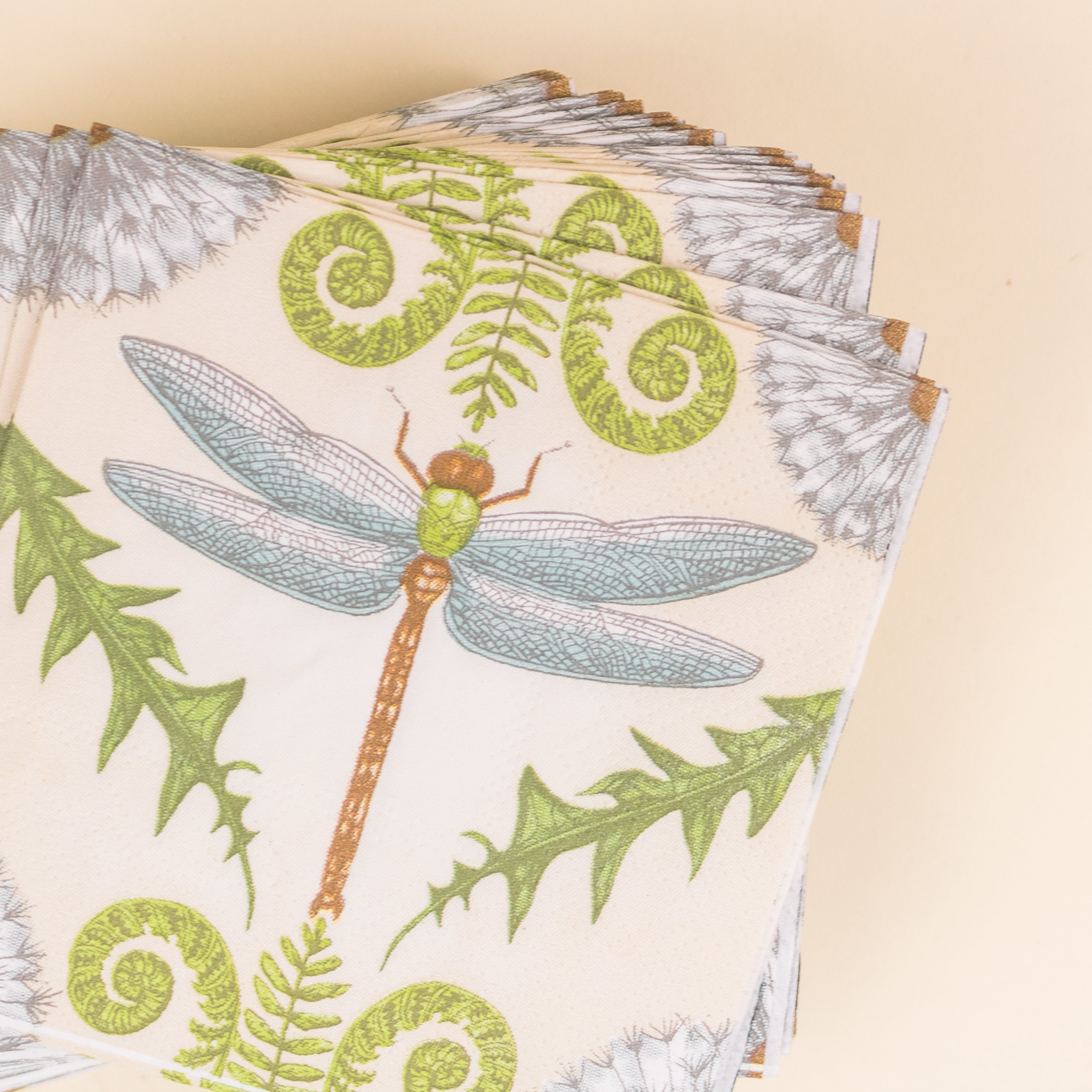 SET SERVILLETAS LIBELULA