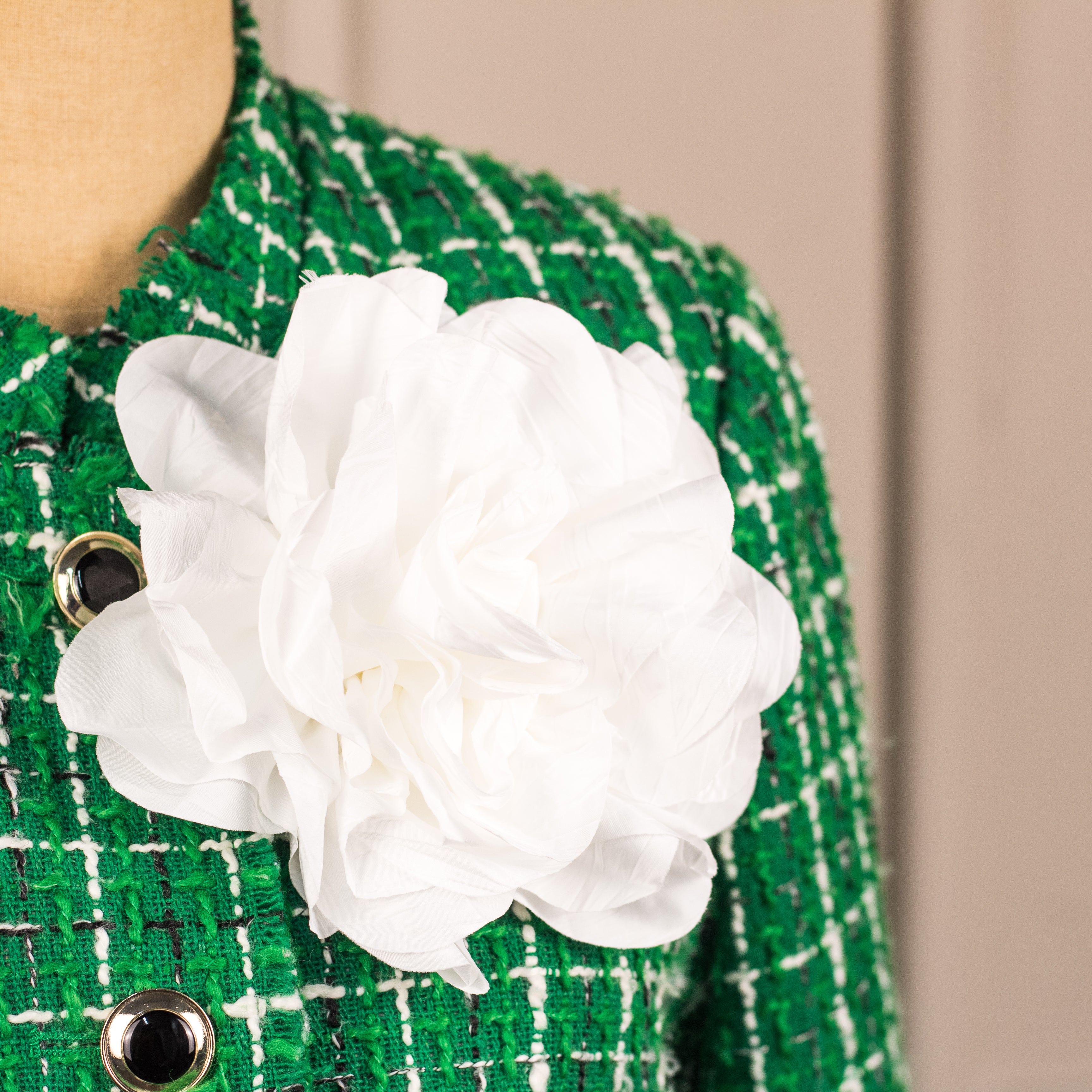 BROCHE FLOR BLANCA