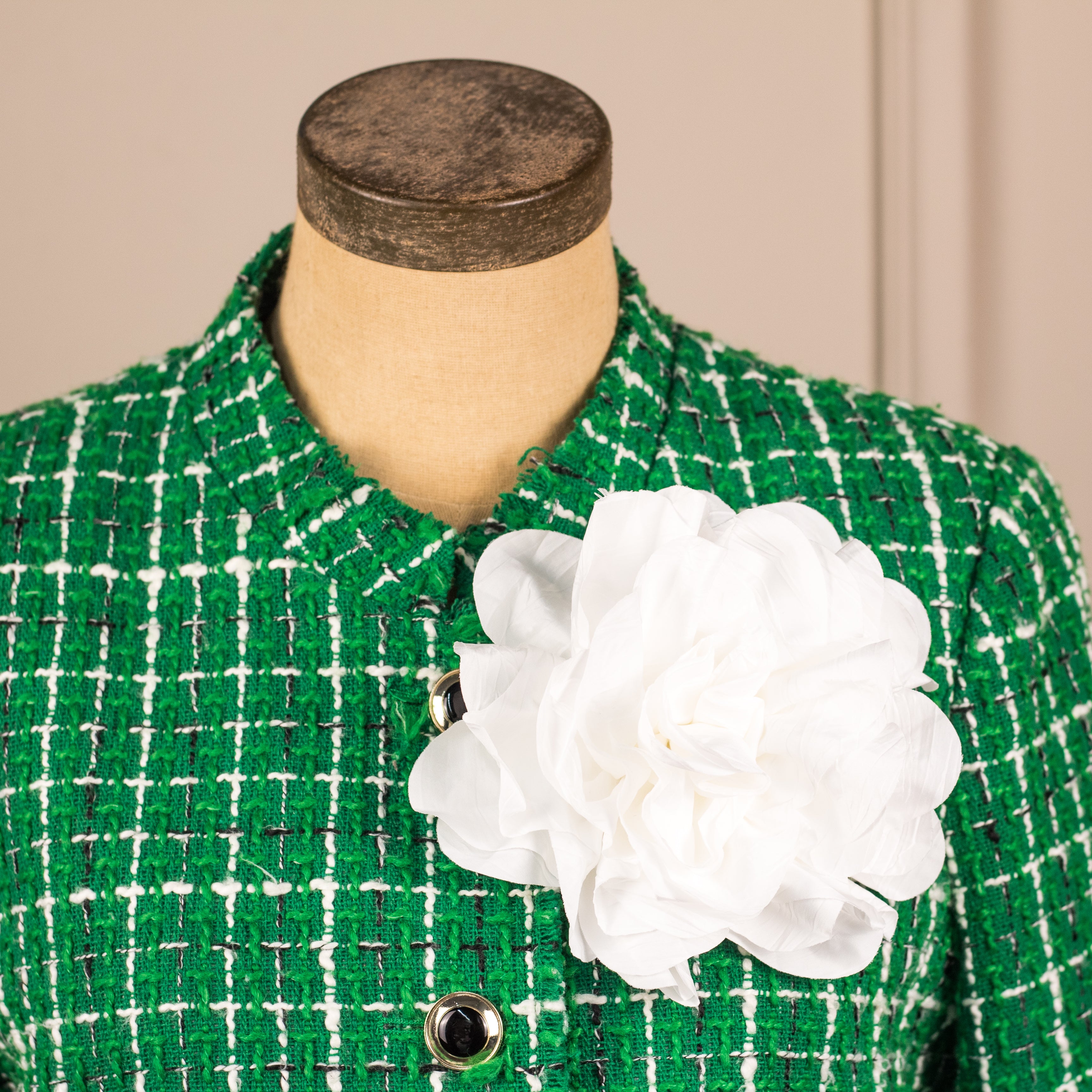 BROCHE FLOR BLANCA