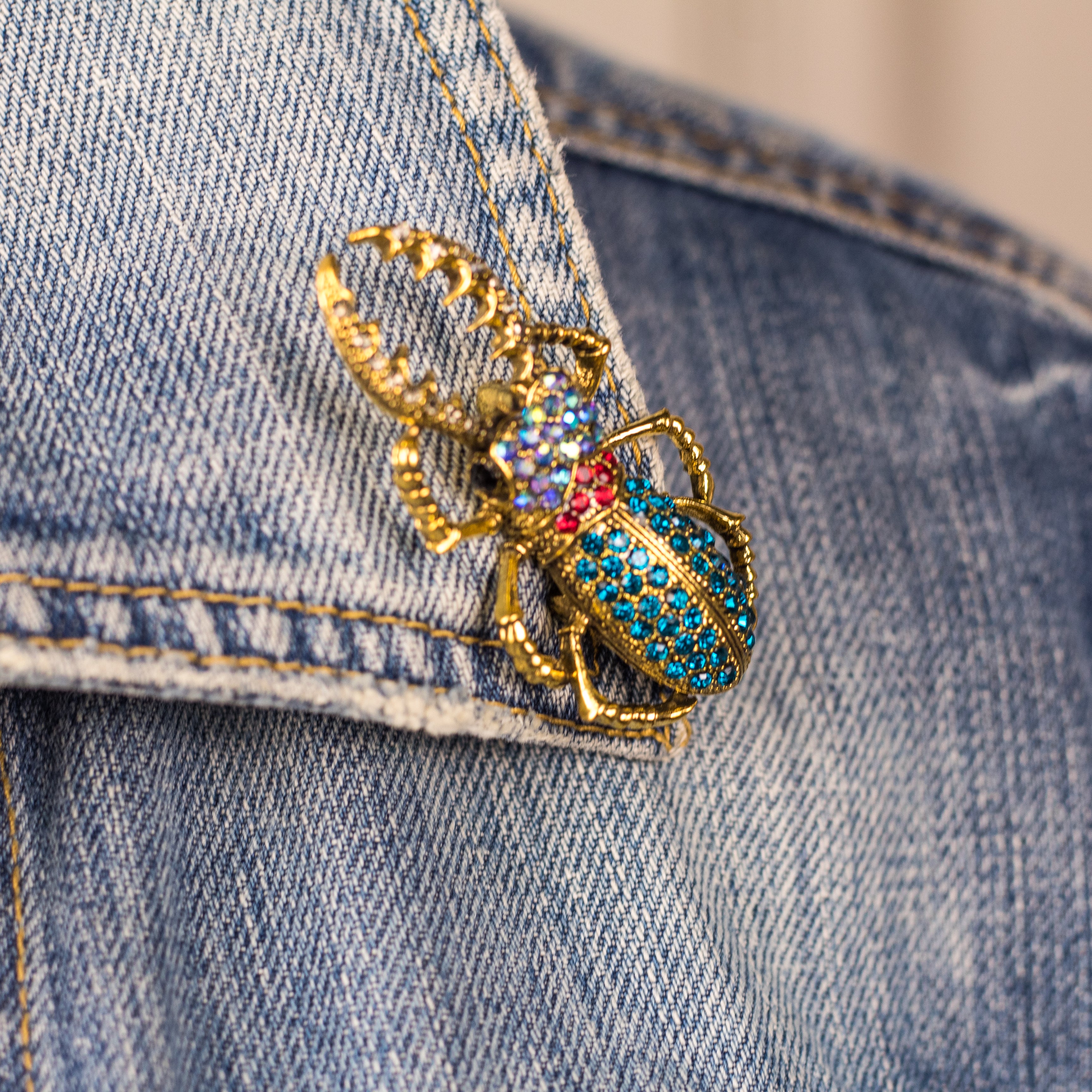 Broche Escarabajo